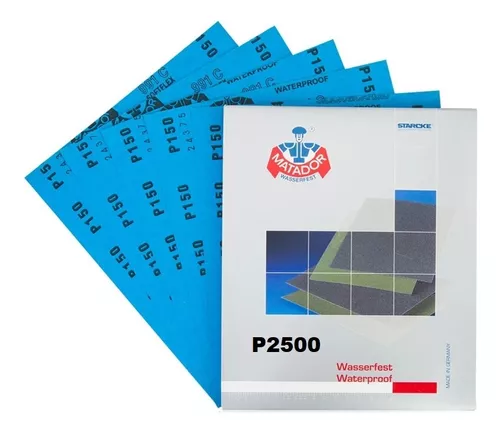 Lija Agua Pliego (2000 - 2500 - 3000) Matador