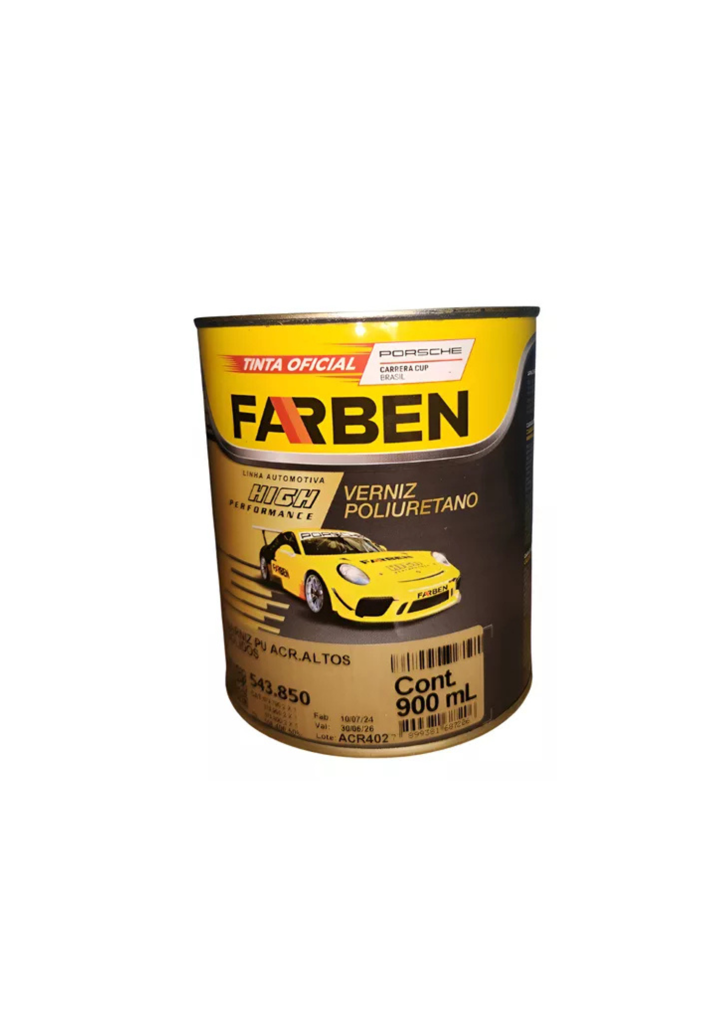 Barniz Laca Poliuretano 2:1 Alto Sólidos 900 Ml Farben - Imagen 2