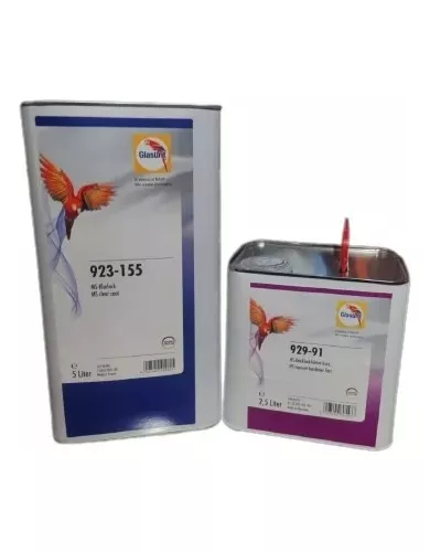 Kit Barniz Alto Solidos Glasurit 923-155 5lt + Cata 929-91 2.5lt