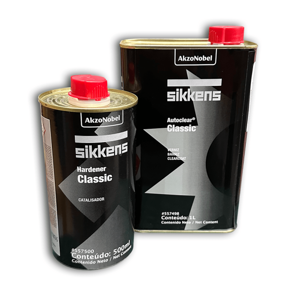 Kit Barniz Laca Autoclear Classic Sikkens 1 Litro