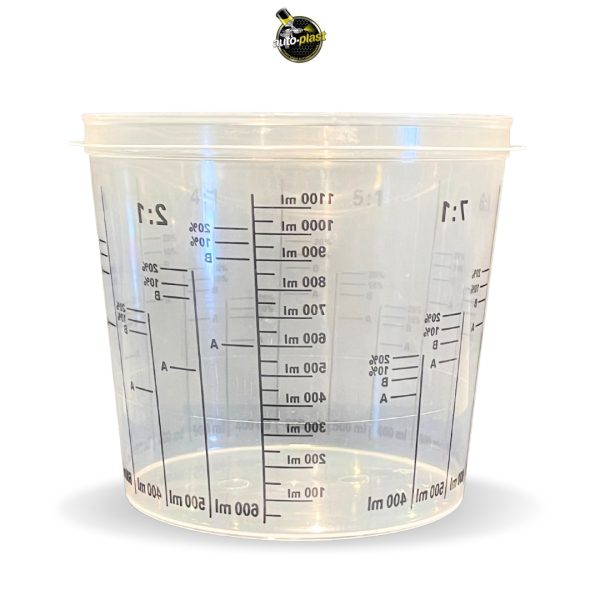 Vasos medidas  Autoplast 1100 ml
