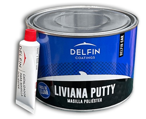 Masilla Poliéster Liviana Putty Delfin 2.5kg